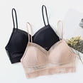 thumbnail image 5 of Aayomet Soutiens-Gorges Légers pour Femmes avec Soutien Lingerie Française Aguichant Grand Dos Nu Beau Dos Soutien-Gorge en U Ultra Fin Lei (BK2, S), 5 of 5