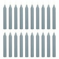 thumbnail image 2 of Mega Candles 20 pcs Unscented Gray Exquisite Mini Taper Spell Candles, 4 Inch Tall x 1/2 Inch Diameter, Magic Chimes, Enchantment, Casting Rituals, Witchcraft, Wiccan, Altar, Metaphysical, 2 of 4