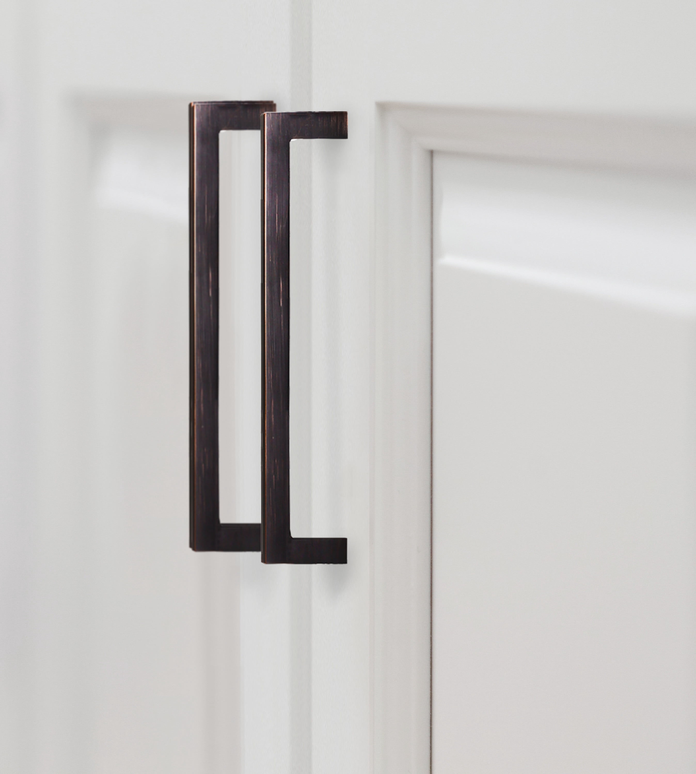 Design House 206227 Pallazo Square Cabinet Pull 6.3", Bronze