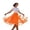 A-Orange265, variant on Women's Tulle Midi Petticoat Skirt Elastic Waist Flowy Layered Underskirt Retro Dance Party Bottoms