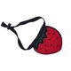 thumbnail image 5 of Gato Baberos Bufanda Collar Ajustable Mascota Lindo Corazón Pañuelo Bufanda Fresa M, 5 of 7