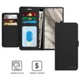 thumbnail image 3 of CoverON For Google Pixel 7a Leather Case, RFID Blocking Wallet 6x Card Slot Holder Cover Flip Folio Phone Pouch, Black, 3 of 7