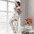 thumbnail image 6 of Picia Colorful Mushrooms and Plants Womens Soft Woven Cotton Elastic Waistband Sleep Pajama Pant Lounge Sleep Pant With Pockets And Drawstring-X-Large, 6 of 9