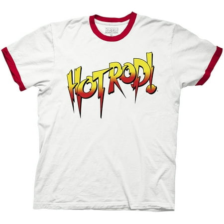 Rowdy Roddy Piper Hot Rod Wrestling White Adult (Best Wrestling T Shirts)
