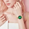 thumbnail image 3 of For Huawei Watch GT 3 Pro 43mm Milanese Mesh Band Magnetic Crown Clasp Stainless Steel Strap - Rose, 3 of 5