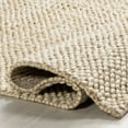 thumbnail image 5 of Home Conservatory Textured Handwoven Jute Area Rug, 8' x 10',  Beige, 5 of 8
