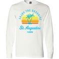 thumbnail image 3 of Inktastic Summer Enjoy the Sunshine St. Augustine Florida in Blue Long Sleeve T-Shirt, 3 of 5