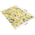 thumbnail image 4 of Lemon Blanket,Comfortable Soft Flannel Throw Blanket,All Season,Warm Lightweight Blankets for Sofa Bed Couch Living Room Chair,40"x50"(100x130cm), 4 of 4