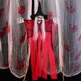 thumbnail image 4 of Yuarrent Decoración de fantasmas colgantes de Halloween, adorno de casa embrujada de aparición, esqueleto reutilizable, suministros para fiesta Kits de decoración para fiestas Rojo Yuarrent HA068181-02, 4 of 6