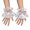 Pink, variant on Women Bracelet Women Lolita Hand Sleeve Wrist Cuffs Ruffled Lace Bowknot Maid Cosplay Bracelet