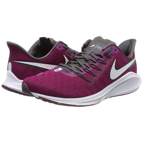 Nike Women's Air Zoom Vomero 14 Running Shoe, Berry/White/Grey, 10 B(M) US - Walmart.com
