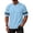 Light Blue, variant on OIOLOYJM Football Jerseys for Men Casual Athletic Workout Hipster Shirt Practice Sports Uniform Tops Dark Green 3XL