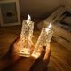 thumbnail image 2 of Luces de Vela LED, Proyección de de Rosas, Luces de Vela Sin Llama Simuladas, Decoración de Fiesta de Boda de Cumpleaños Familiar, 2 of 5