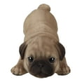 thumbnail image 6 of Realistic Lifelike Adorable Fawn Pug Puppy Dog Crouching Playfully Figurine, 6 of 9