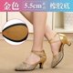 thumbnail image 1 of Zapatos de baile de Tango/salón de baile latino de malla para mujer, zapatos de baile profesionales de Salsa con tacón para niñas y mujeres de 3,5/5,5 cm, 1 of 5