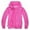 Hot Pink, variant on Hoodie Black Hooded Long Sleeve Zip Up Tops Fall Winter Clothes 4-5 Years Boy Clothes