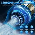 thumbnail image 2 of Aspiradora de mano OMO 13000PA Limpiadora portátil inalámbrica para automóviles, 2 of 7