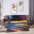 thumbnail image 6 of Yibo Christmas Winter Snowman Blanket Flannel Soft and Comfortable Anti-static Bed Sofa Blanket, 6 of 9