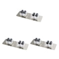thumbnail image 1 of Ounissouiy De Pared Mopa Organizador Cepillo Escoba Percha Almacenaje Estante Cocina Tool Negro 7*20cm 3piezas, 1 of 6