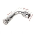 thumbnail image 5 of 2x Bent Valve Stem Extension Angle 90-Degree Silver Tire Wheel Car/Motorcycle/RV, 5 of 12