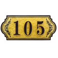 thumbnail image 2 of Customized Home Address Number Sign Personalized Plaque Custom House Door Room Wall Street Name Acrylic Plate Customizable Housewarming Gift for Home Office Hotel Apartment - 7.1x3.2 inch, 2 of 12