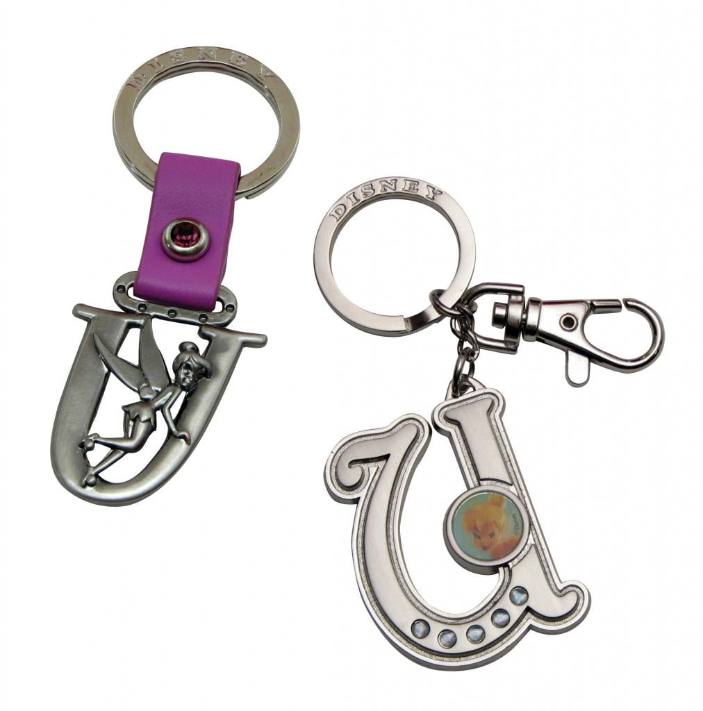Download Monogram Bundle 2 Items Tinker Bell Letter U Pewter Keychains Walmart Com Walmart Com