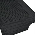 thumbnail image 6 of Motor Trend FlexTough Car Floor Mats, 2-Tone Colors Heavy Duty Rubber with Cargo Trunk Mat, 6 of 8