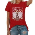 thumbnail image 2 of Womens Country Music Shirt Vintage Tennessee Graphic Tshirts Rodeo Western Short Sleeve Tee Tops, 2 of 4