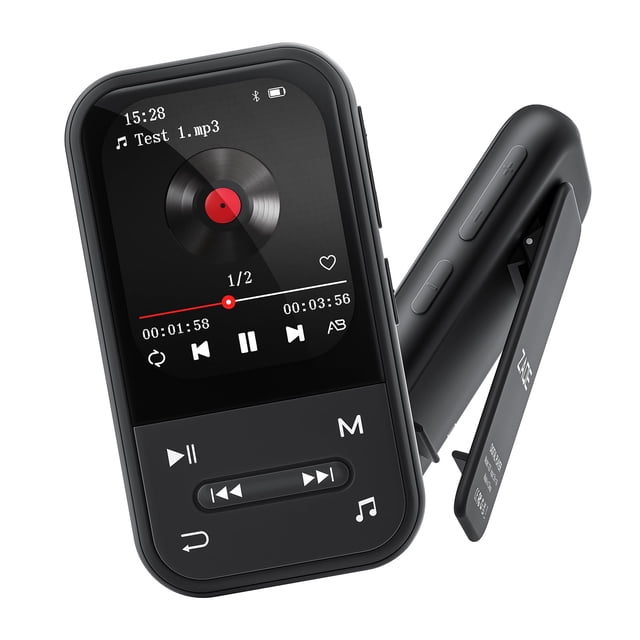 Reproductor MP3 ZAQE X20 128GB Bluetooth 5.3 Diseño con Clip de 2"