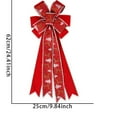 thumbnail image 2 of Liyamei Wreath Bow Bow Ribbon Bow Wreath Festive Home, 2 of 3