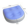 thumbnail image 3 of Back Pad Spa Cushion Massage Mat Soft Inflatable Booster Seat For Adults Kids, 3 of 11