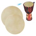 thumbnail image 3 of 2pcs Drum Head Sheepskin Consistent Clear Sound for African Bongo Drum (11.4in), 3 of 3