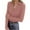 Pink--long sleeve tshirts for women, variant on Aboser V Neck Henley Shirts for Women Dressy Lapel Collar Blouse Long Sleeve Thermal Shirt Cozy Thumb Hole Layering Top Solid Color Casual Basic Tees