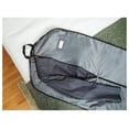 thumbnail image 6 of Drevy Keepsakes Deluxe Garment Bag Set - Premium Polyester - Full Length Zipper - ID Window - Carrying Handles - Stowaway Pouch - Closet Storage-Grey, 6 of 8