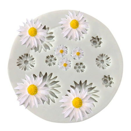 

Daisy Wild Chrysanthemum Flower Shape Silicone Mold Baking Mold Cake Decorating
