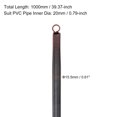 thumbnail image 2 of Unique Bargains 2 Pcs Courbure à Ressort en PVC 15,5mm Ou 1000mm Long Conduit à Ressort Rouge, 2 of 6