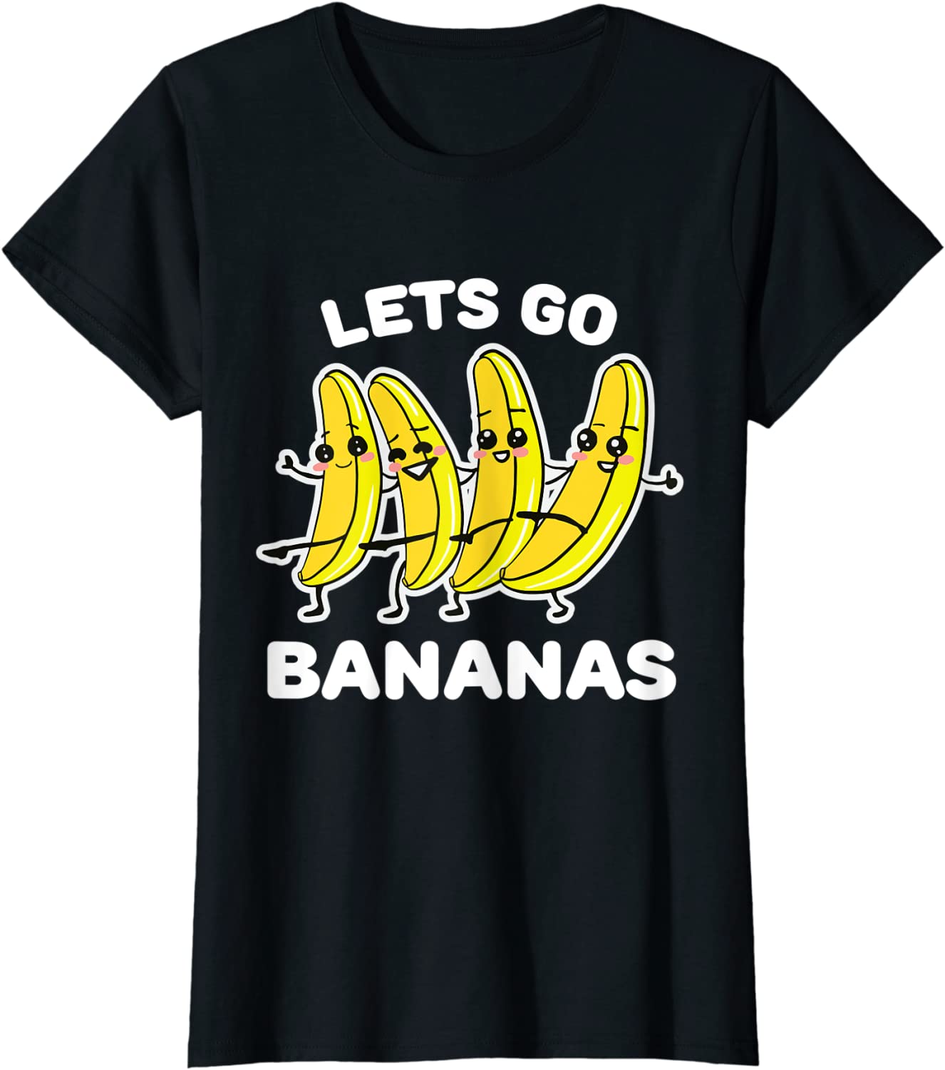Lets Go Bananas Shirt Funny Fruit Pun Shirt Banana TShirt
