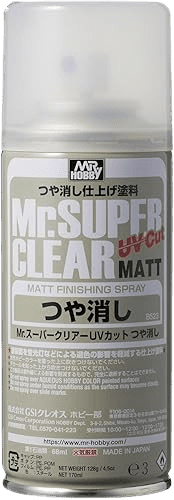 Mr. Hobby Mr. Super Clear UV Cut Flat/Matt 170mL Spray