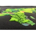 thumbnail image 3 of Unisex Summer 3D Embroidered T Shirt Good Logo Colorful Plant Embroidery Moisture Wicking Daily Wear, Black, M, 3 of 8