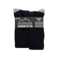 thumbnail image 2 of High Ridge Gear Men's Premium Cotton Crew Socks, 4 Pack, 2 of 4