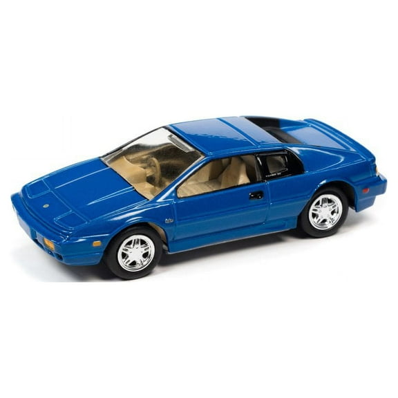 1989 Lotus Sprit, Pacific Blue Pearl - Johnny Lightning JLSP188 - 1/64 scale Diecast Car