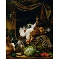 thumbnail image 2 of Josef Neugebauer 20x24 Black Ornate Framed Double Matted Museum Art Print Titled: Still Life (1859), 2 of 5