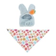 thumbnail image 4 of Conjunto de disfraz de ganso de Pascua, gorro con orejas de conejo y bandana con estampado de huevo. Azul, 4 of 8