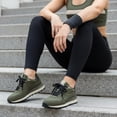 thumbnail image 4 of Cushionaire Kicks Fashion Sneakers for Women - Lightweight Non-Slip Lace Up Spring Shoes with Memory Foam Insole and Tread Outsole, 4 of 19