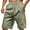 Light Green, variant on Light Green Linen Shorts Men Casual Breathable Athletic Shorts with Pockets Classic Golf Elastic Waist Sweatpant Summer Beach Wear