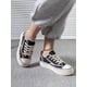 thumbnail image 4 of Women's White Spring/autumn Casual Solid Color Slip-resistant Canvas Shoes, Low Top Round Toe Sneakers Loafers, 4 of 4