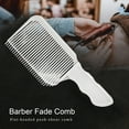 thumbnail image 4 of ZenCart Barber Fade Comb Professional Hair Cutting Blending Clipper Comb Flat Top Comb Men Salon Barber Styling Tool Curved Positioning Comb, 4 of 8