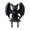 C002- Style A, variant on Outdoor Garden Decor Yard Sign, Halloween Decorations Outdoor Skeleton, Pumpkin Outdoor Fall Decorations, Winged Black Cat Halloween Lawn Decor, 2D Weather-Resistant Pvc Garden