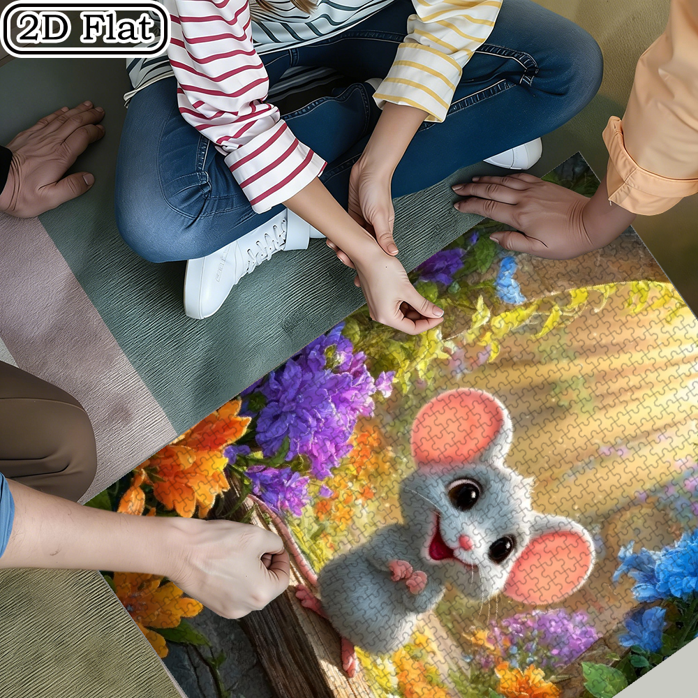 A 1000pcs Adult Puzzle Featuring Character and Landscape Themes, High Difficulty, Suitable for Adults, Family Entertainment.29.4*19.6 in
