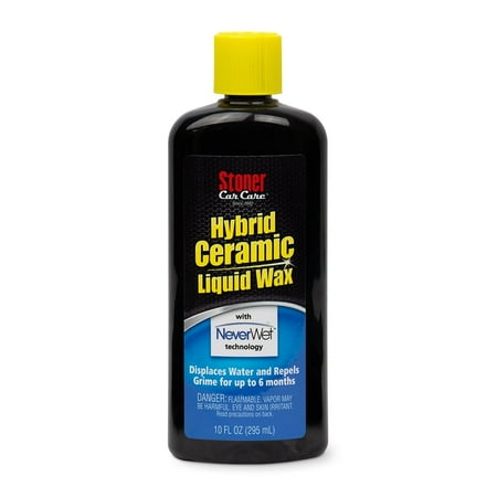 Stoner Car Care 91300 10-Ounce Hybrid Ceramic Liquid Wax with Never Wet Technology for Automotive to Restore and Protect